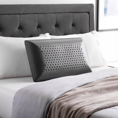 Charcoal Malouf Pillow